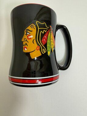 NHL Chicago Blackhawks Coffee Cup Mug Tommy Hawk Hockey